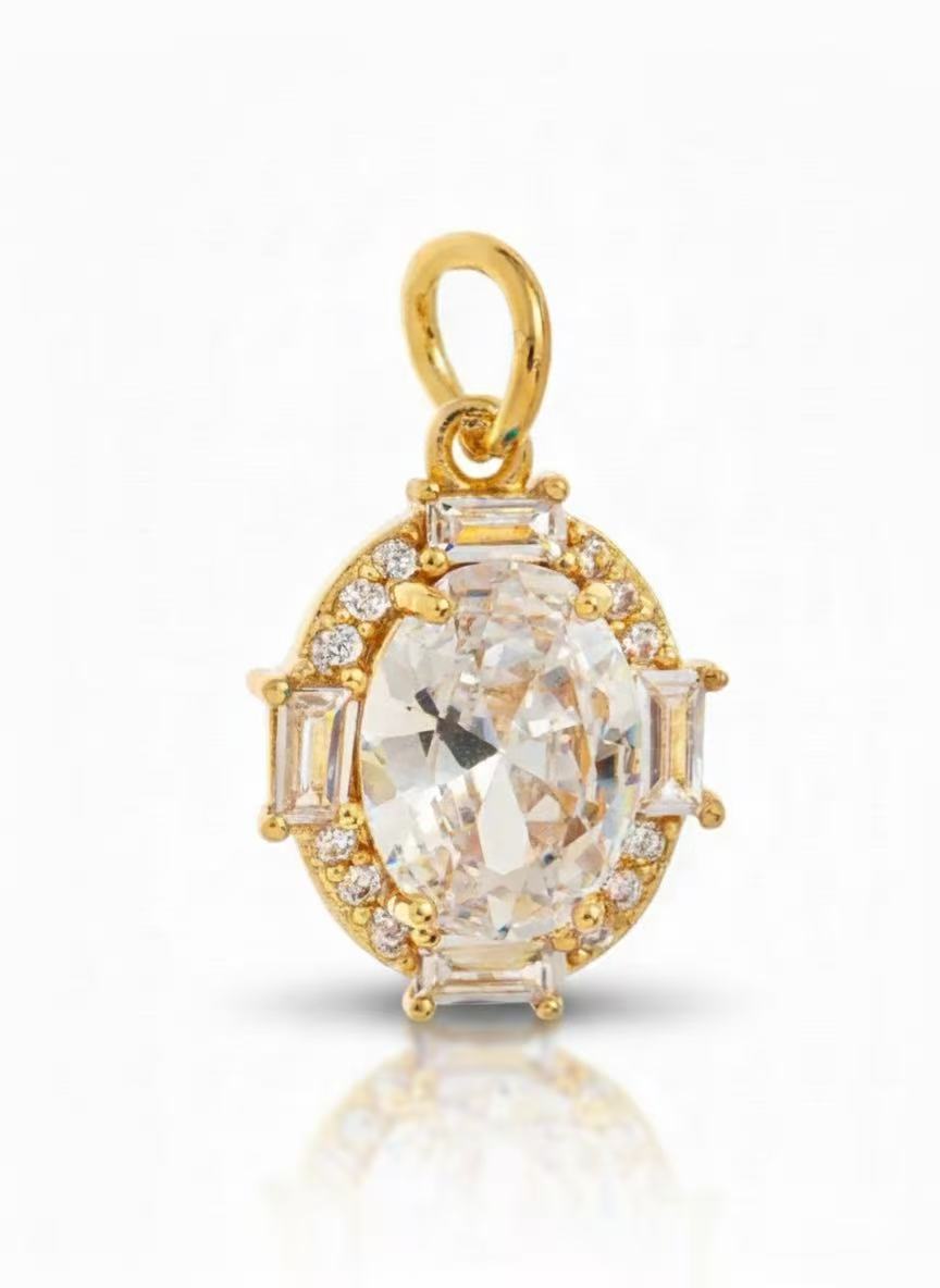 April Birthstone Charm