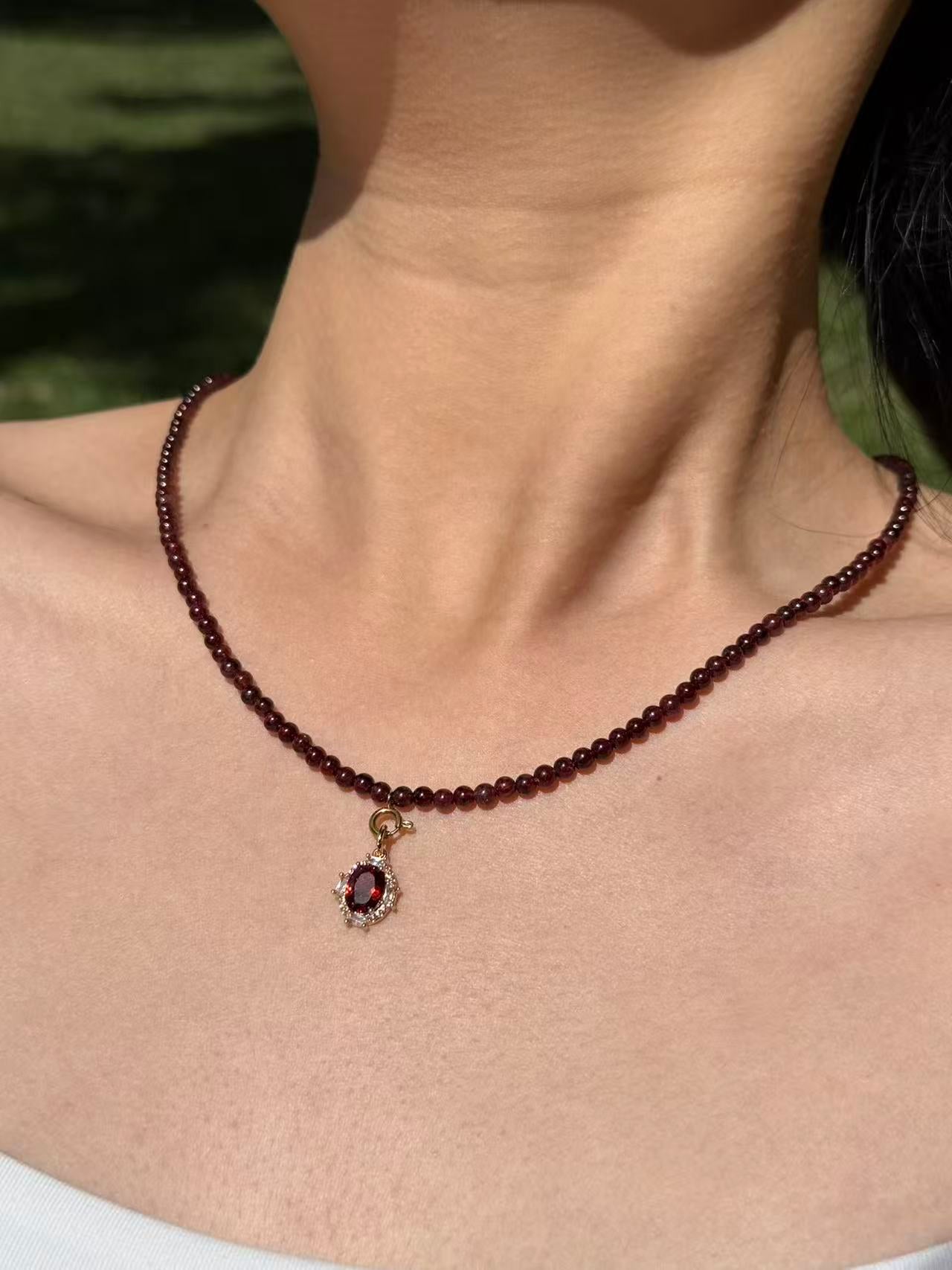 Garnet Necklace