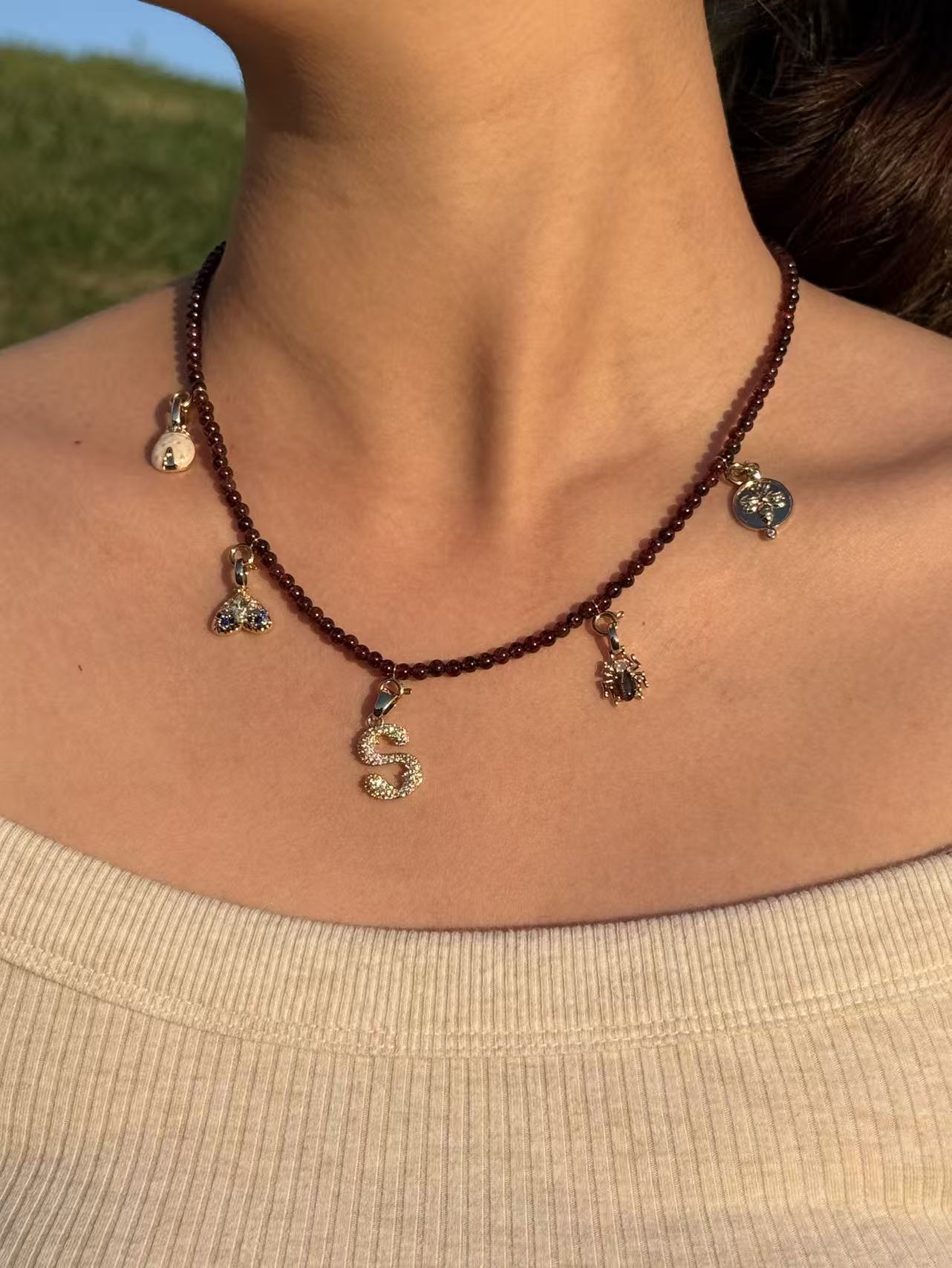Garnet Necklace