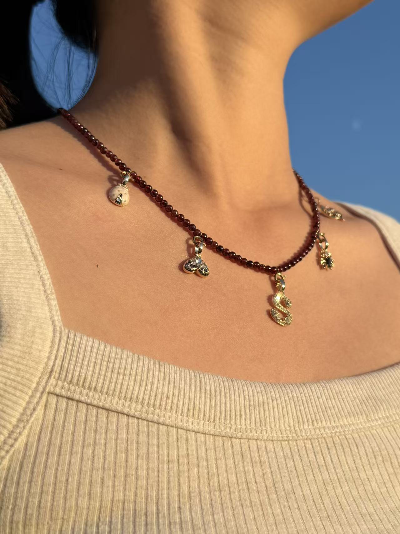 Garnet Necklace