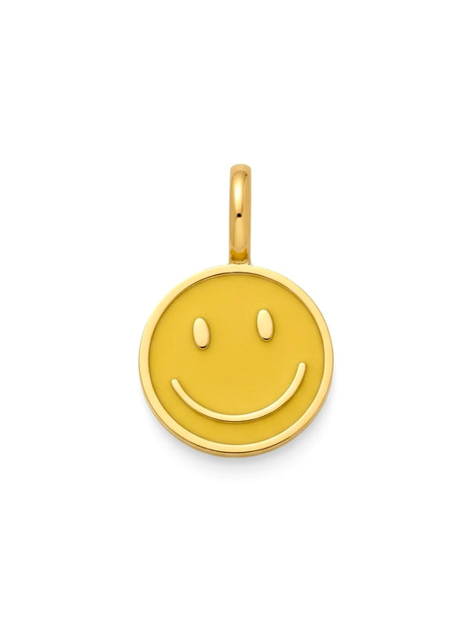 Yellow Smiley Face Charm