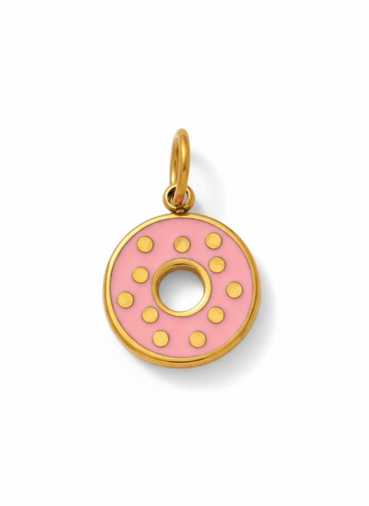 Pink Donut Charm