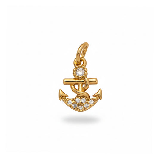 Sparkling Anchor Charm