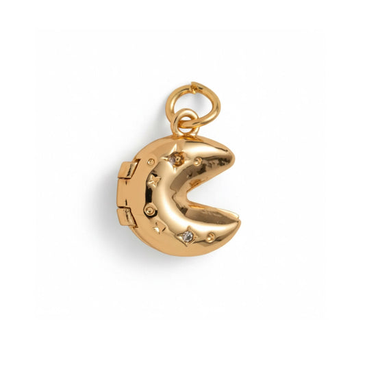 Fortune Cookie Mini Locket Charm