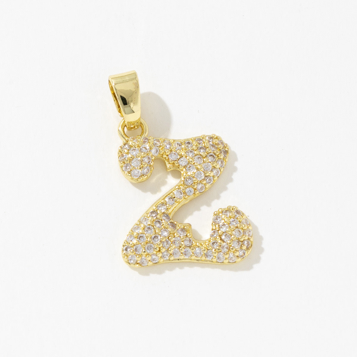 Sparkling Letter Z Charm