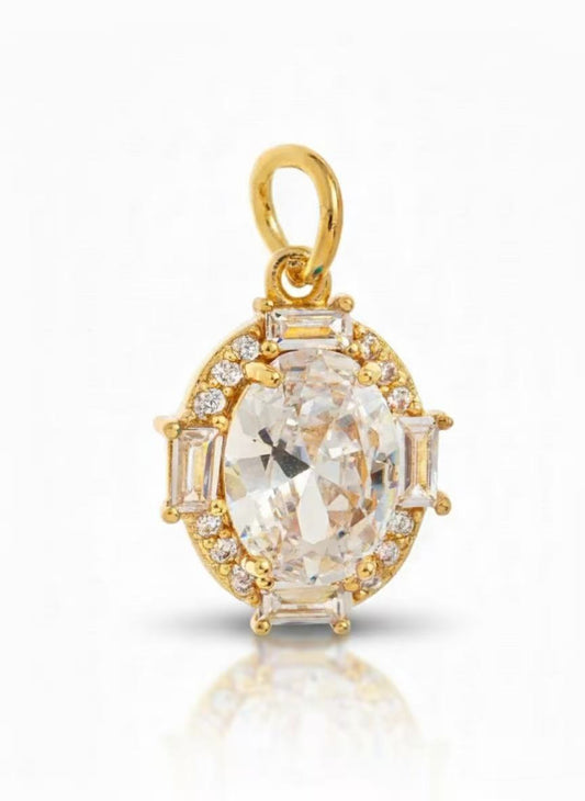 April Birthstone Charm