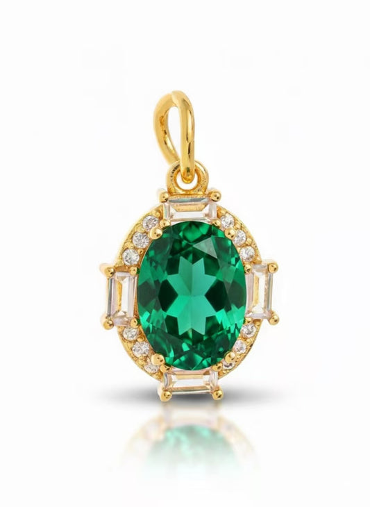 May Birthstone Charm